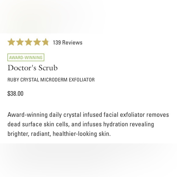 COPY - Goldenfaden MD Solution Doctor's Scrub - Ruby Crystal Microderm Exfoliat… - Picture 5 of 11